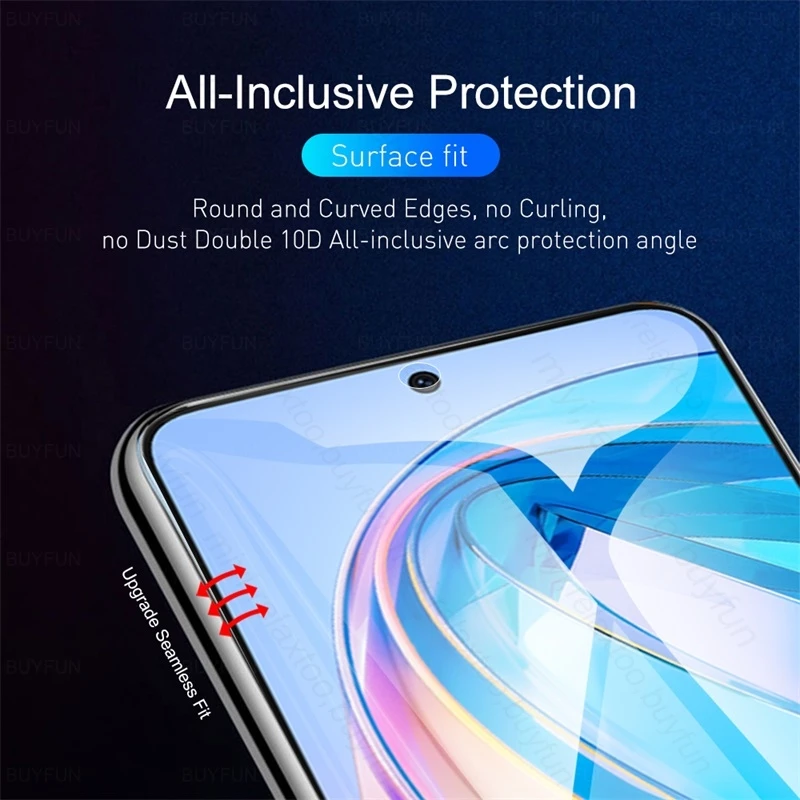 3PCS 999D Soft Hydrogel Film For HonorX8a Honor X8a 4G Screen Protector Not Tempered Glass Honar Honer X 8a X8 a 4G CRT-LX1 6.7