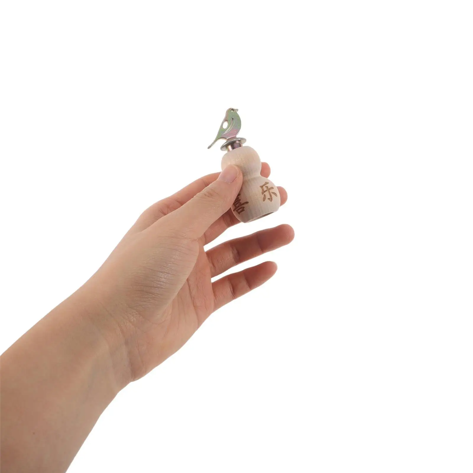 Vogelfluit Houten kalebasvormige realistische vogels Tjilpen Geluid Draagbaar oproepapparaat voor natuurverkenning Vogeltrainingfeest