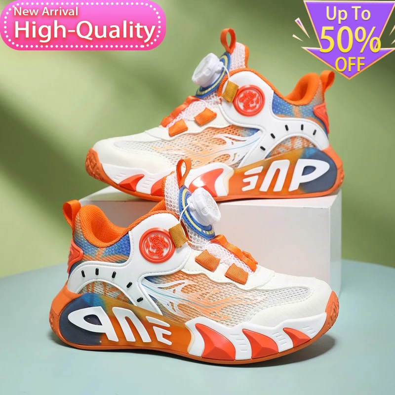 

Новые весенние удобные детские спортивные кроссовки для бега и тренировок, мягкие и гибкие, повседневные сетчатые уличные кроссовки