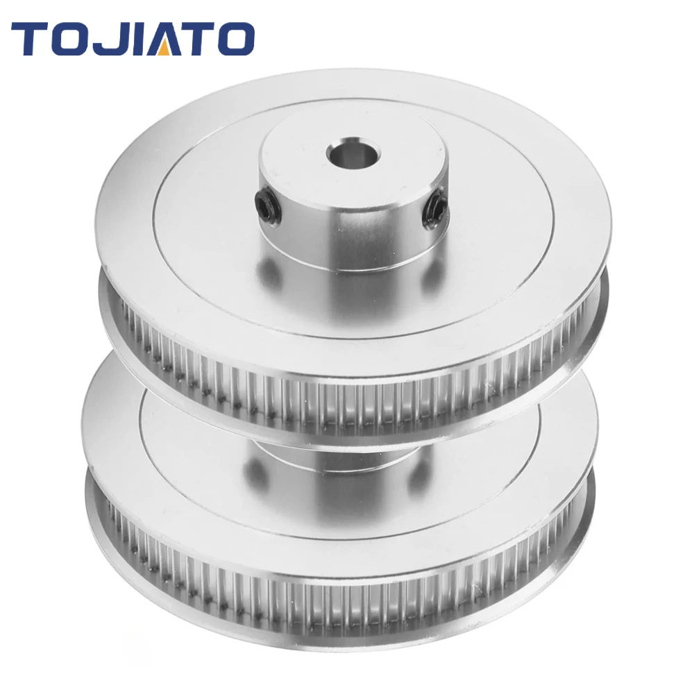 VORON 80 Teeth GT2 Timing Pulley 2GT Synchronous Pulley Bore 5/8mm Width 6mm Timing Belt 80T GT2 Aluminum Alloy Driving Wheel