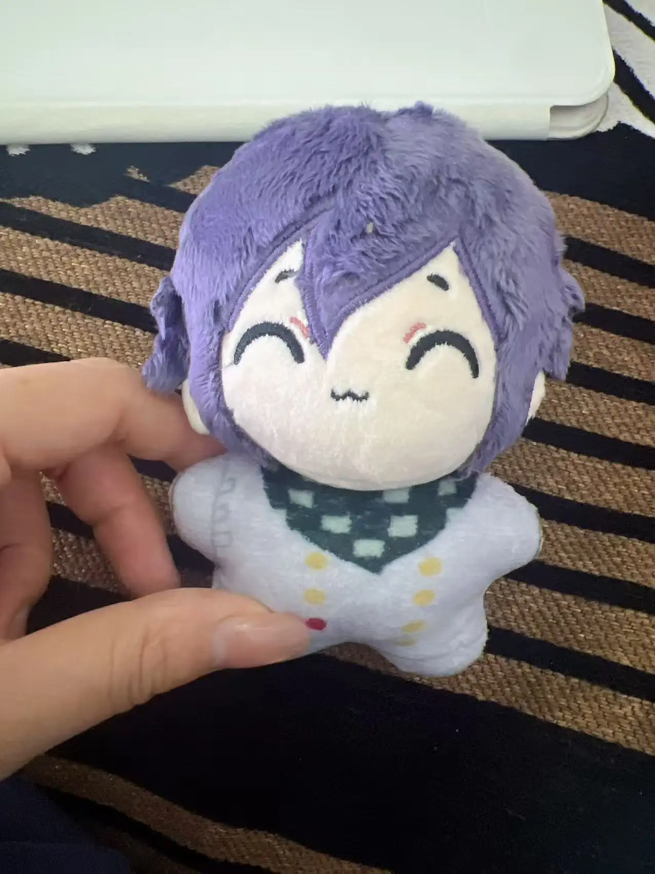 

10cm Anime Kokichi Oma Naegi Makoto Akamatsu Lovely Mini Starfish Body Plush Doll Pendant Keychain Stuffed Toys Mascot Gift