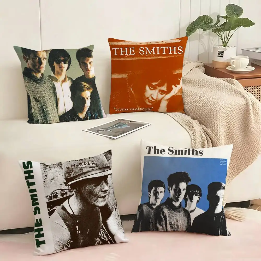

Band The S-Smiths Band Pillow Case Square Double-Sided Sofa Cushion Cover Bedroom Bedside Pillow Gift