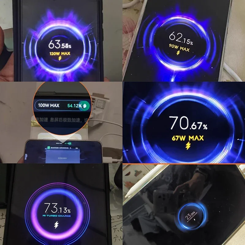 Xiaomi POCO X5 X4 oryginalna ładowarka ue/US 120W Max szybkie ładowanie z turbodoładowaniem dla Mi 13 12 11 Pro Ultra /Usb 6A kabel — zdjęcie produktu 6