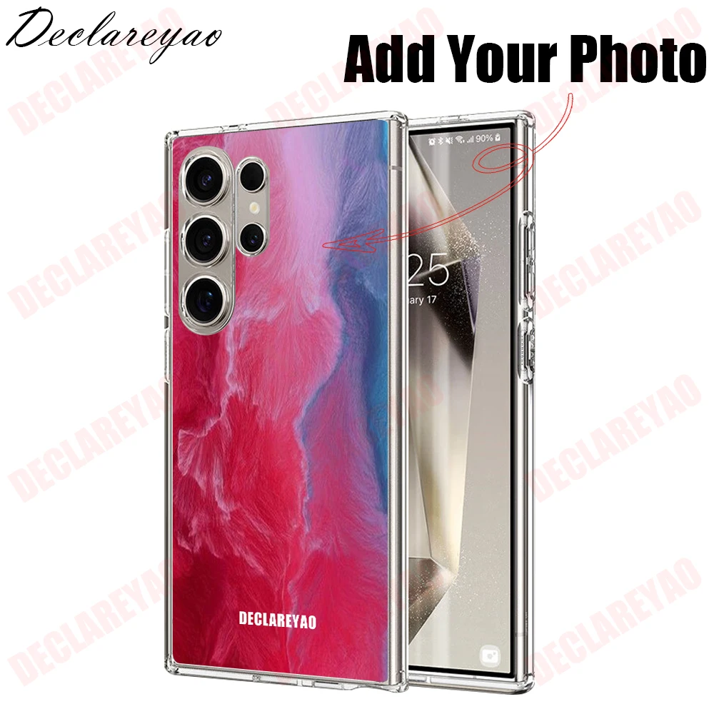Personalized Customizable DIY Photos Coque For Samsung Galaxy S26 Ultra S25 Edge S24 Plus S23 FE S22 S21 S20 S10 Cases Covers