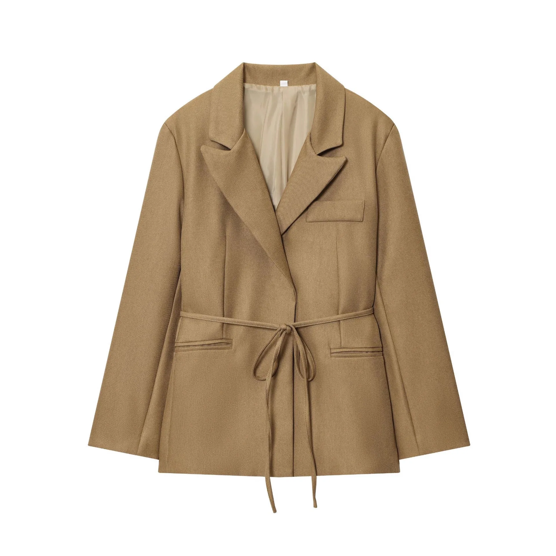 

Женская мода, льняная смесь, пиджак, осень-зима, новый стиль, европейский и американский стиль, готовая на складе