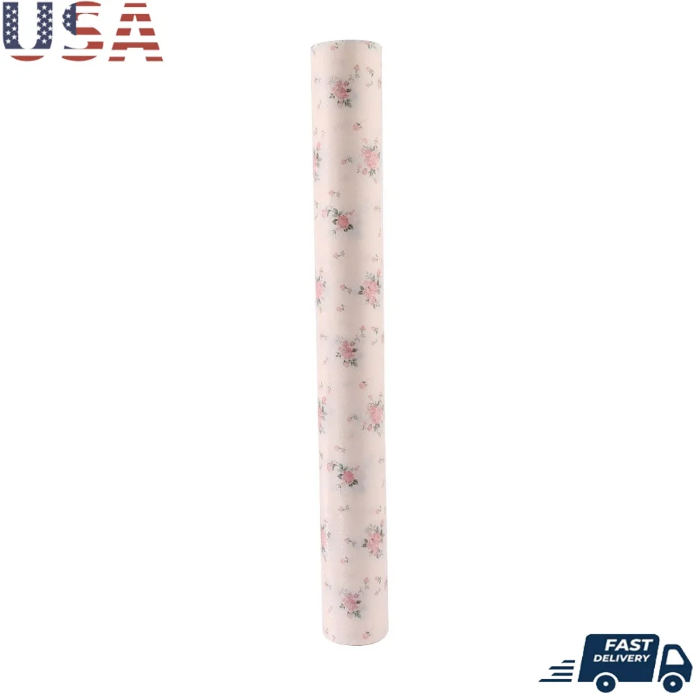 

Rose Pattern Drawer Liner Shelf Pad Protector Oil Water Resistant Foam Plastic Cabinets Tables Wardrobe 60x300cm