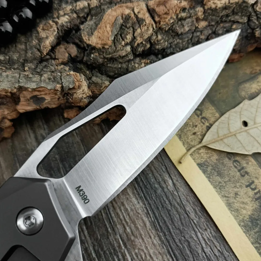 Regular Dark War D2 Fold T6 Aluminum handle Outdoor Camping Hike EDC Portable Pocket knife Tactical Folding Knife Hunting knife