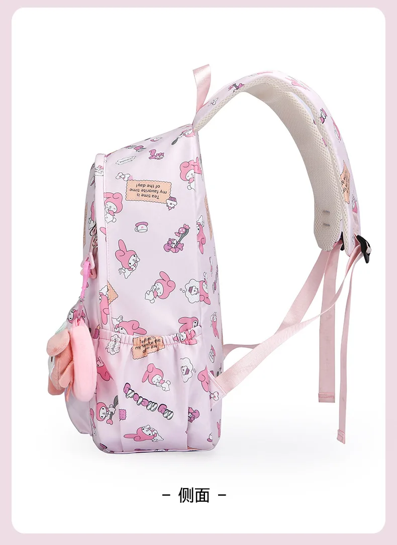 MINISO New Elementary School Student Backpack Cute Cartoon Anime Handbag Large Capacity Girl Leisure Travel Commuting Bag