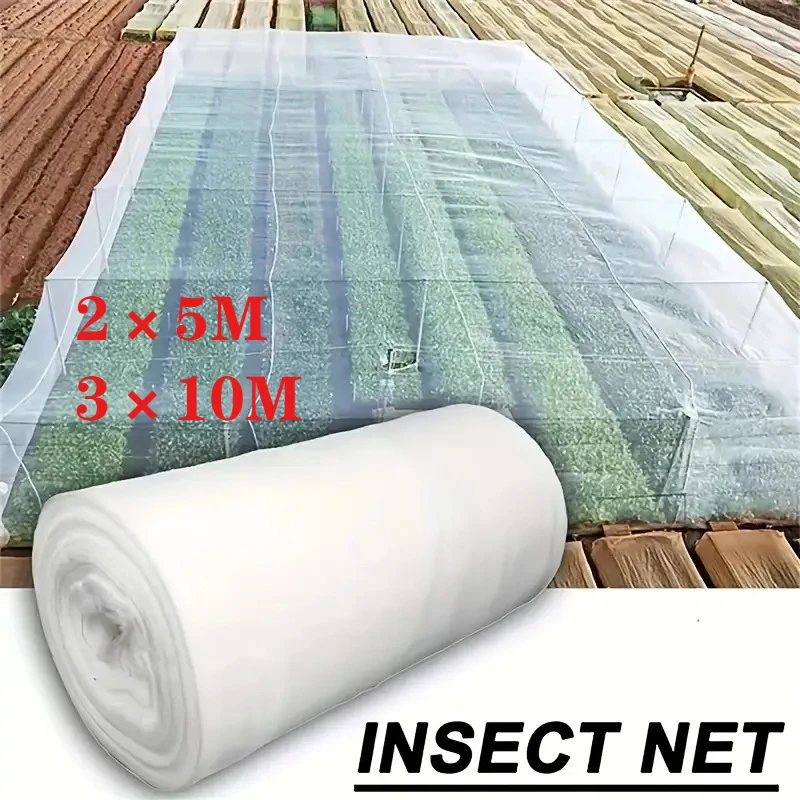 Garden Plant Insect Netting 60 Mesh Pest Control Cover for Vegetables Flowers and Fruit Bird Proof Protective Netting