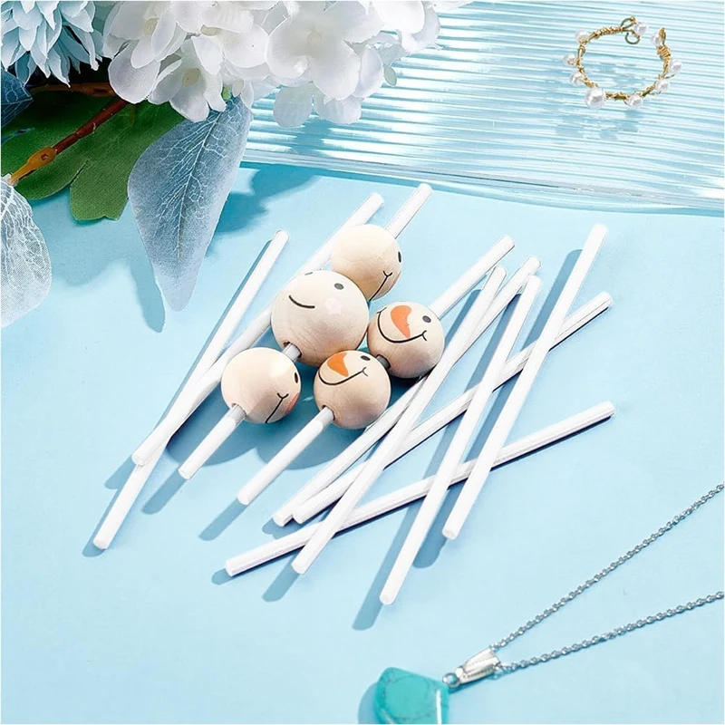 10Pcs Reusable Hanging Burning Rod Sticks Jewelry Rods Kiln Hanging Burning Rod Fires Pottery Tools