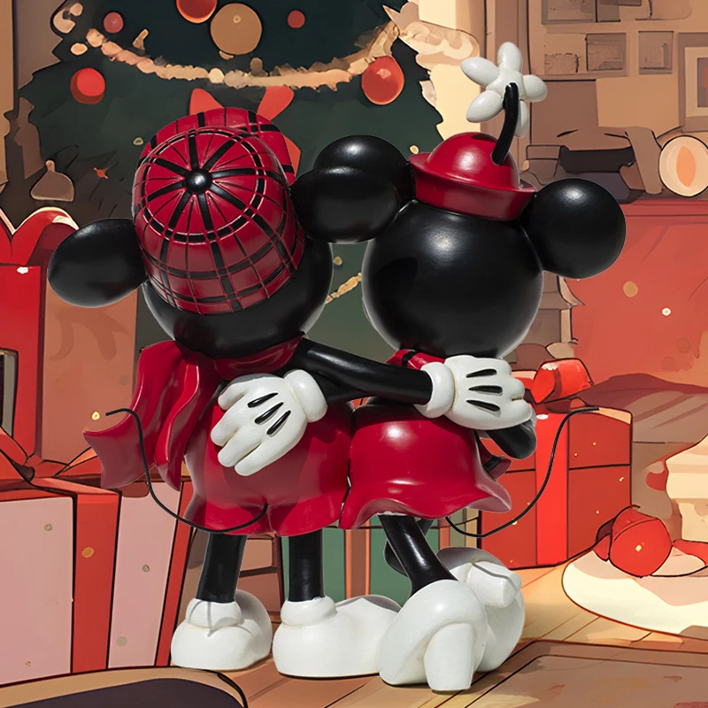 Disney Genuine Vintage Mickey Minnie natale studio ornamenti soggiorno decorazione collezione bambini giocattolo regali di natale