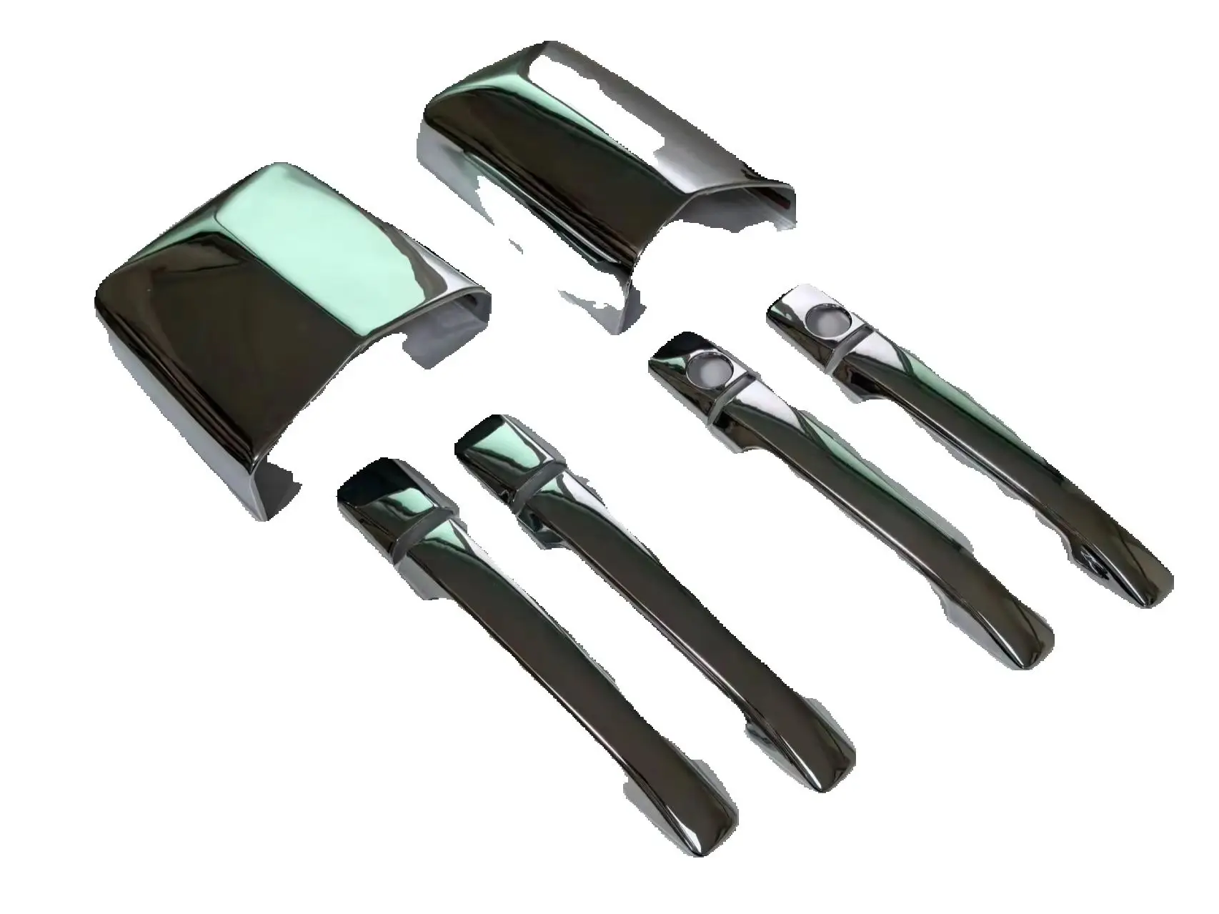 Chrome Side Door Handle Cover & Chrome Mirror Cover Fit For Mercedes Benz W124 E Class