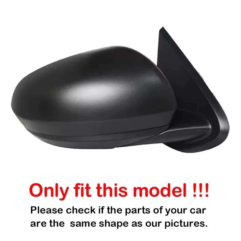 Rearview  Mirror Cover Wing Cap For Renault Duster 2018 2019 2020 2021 2022 2023 2024 Side Door Rear View Trim Car Decoration