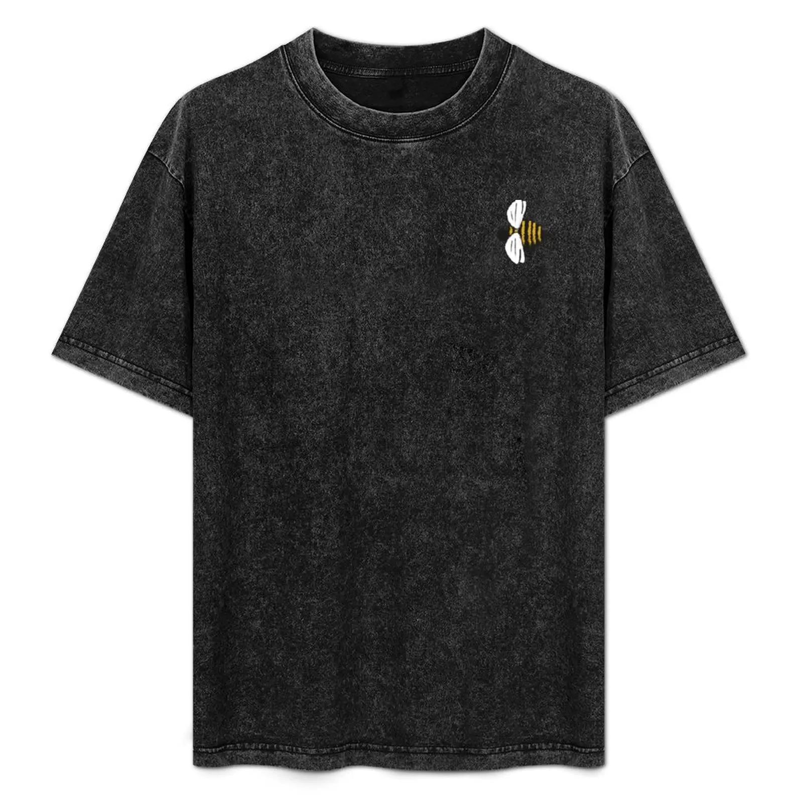 

Bee sticker T-Shirt Athletic Fit Sports Short Sleeve Top