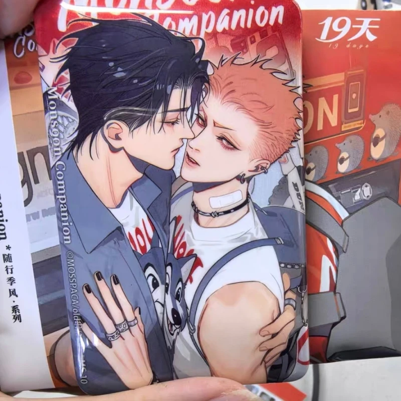 

Old Xian 19 Days 'Monsoon Companion' Badge - Mo Guanshan & He Tian Metal Brooch Anime Collectible Birthday Fans Festival Gifts