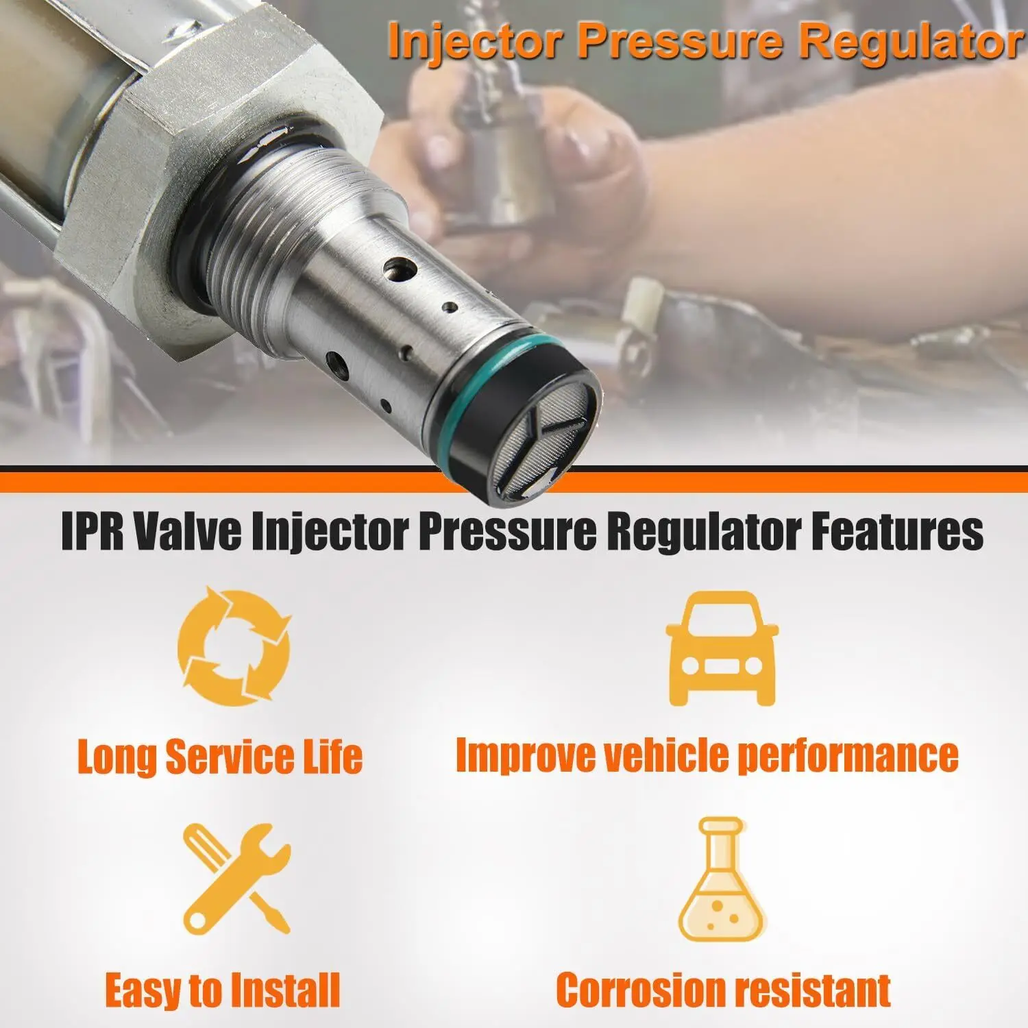 Válvula reguladora de pressão de injeção ivr, para ford f250 f350 f450 f550 super duty 6.0l v8 diesel 2003-2010 FPR-1043