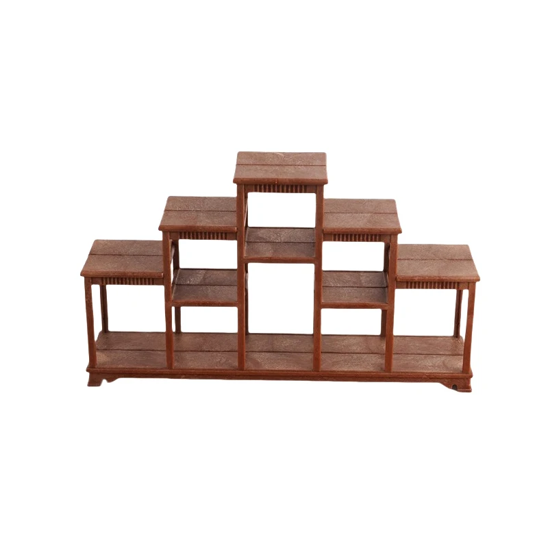 1Pcs Doll House Simulation Bogu Frame Model Miniature Living Room Storage Rack Display Cabinet Ornaments DIY Accessories