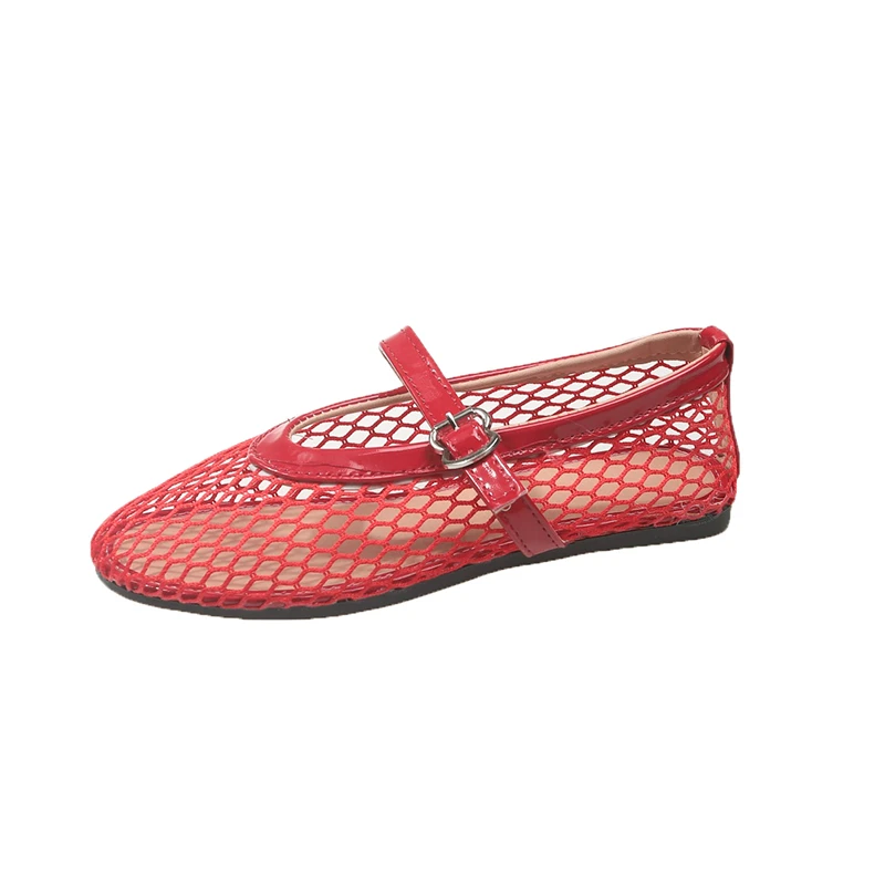 Zapatos Mary Jane de Verano 2026, Zapatos Planos de Tacón Bajo para Mujer, Zapatos de Ballet Cómodos, Zapatos con Hebilla para Dama, Tallas Grandes 36-42