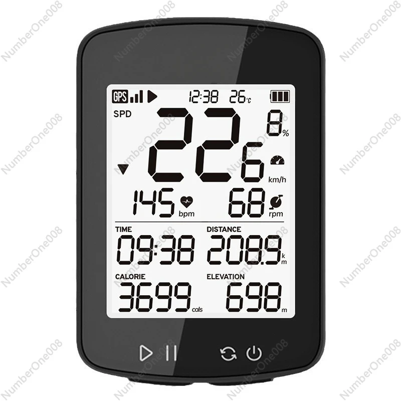 G Second Generation Wireless GPS Cycling Computer Highway Mountain Bicycle Waterproof Speed Odometer Cycling Fixture