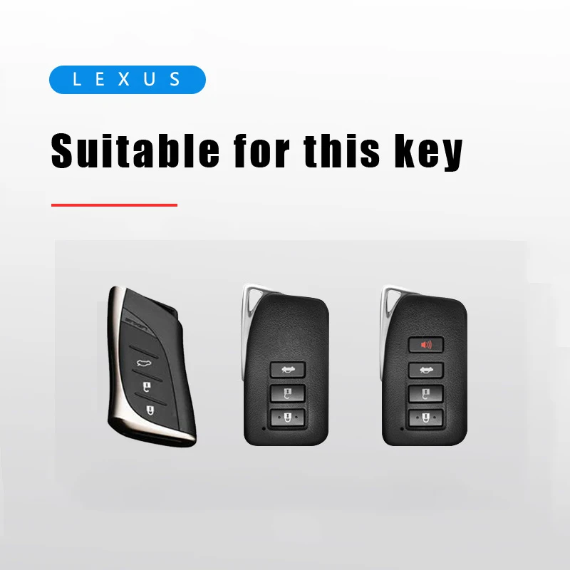 TPU Car Key Case Fashion Protective Keys Cover For Lexus 300h 350 NX RX GS 250 IS250 350 ES300h Long leather Keychain Accessory