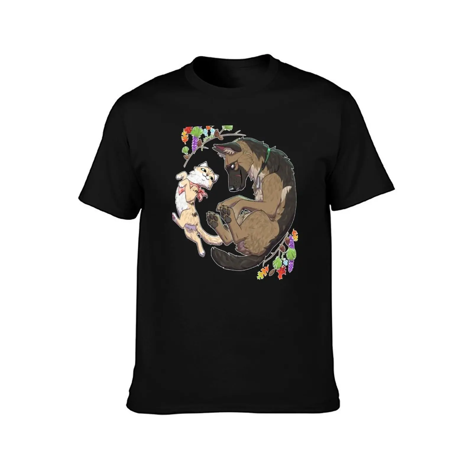Pixie and Brutus Natural Flow T-Shirt, Summer Casual Cotton Tee, Oversized Streetwear Tops, Vintage Graphic Print, 100% Cotton