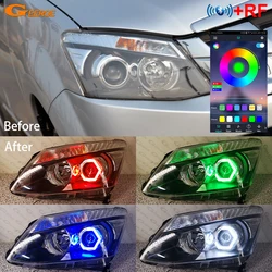 Voor Isuzu D-Max DMax II 2012 2013 2014 2015 2016 Bluetooth App Ultra Heldere Multi Color RGB LED Angel Eyes Hex Halo Ringen