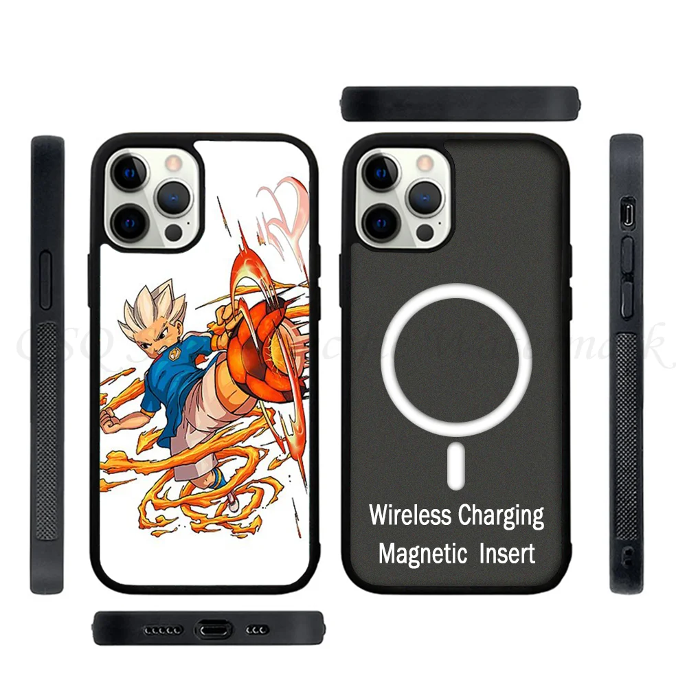 Axel Blaze Firestorm Inazuma Eleven Phone Case Strong Magnetic For IPhone 15 14 13 Pro Max 11 12 Mini Alex Mirror