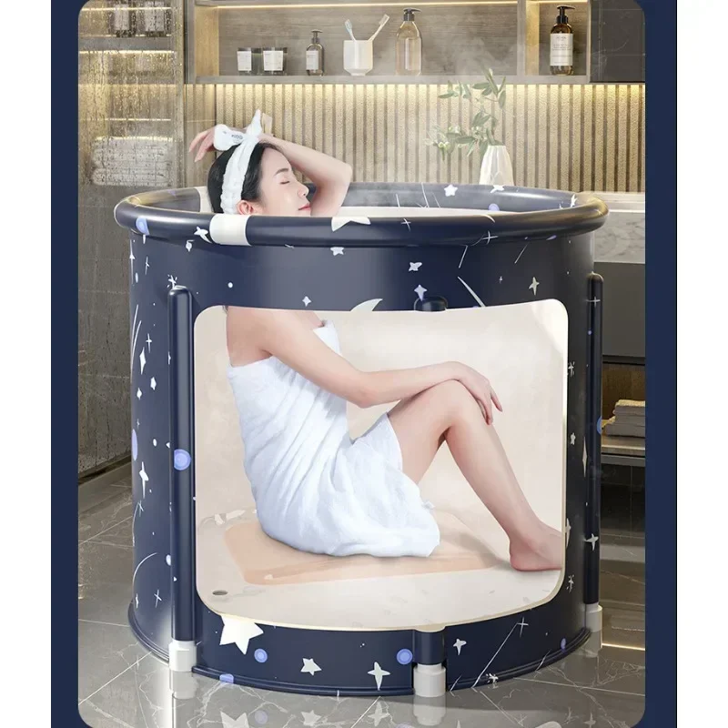 Cubo  baño portátil plegable para adultos, baño  gran capacidad, baño  hielo, ducha  invierno, artefacto  baño, instal