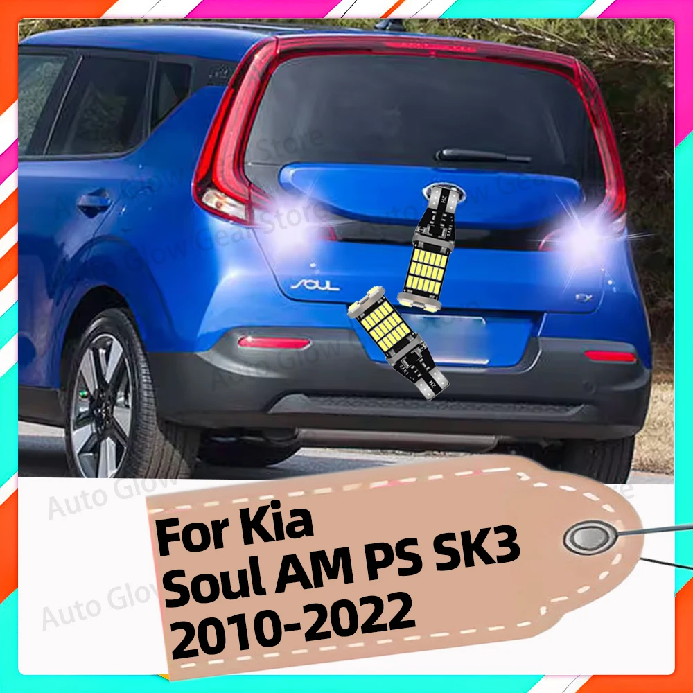

2x 6000K LED Backup Reversing Light Bulb 12V For Kia Soul AM PS SK3 2010 2012 2013 2014 2015 2016 2017 2018 2019 2020 2021 2022
