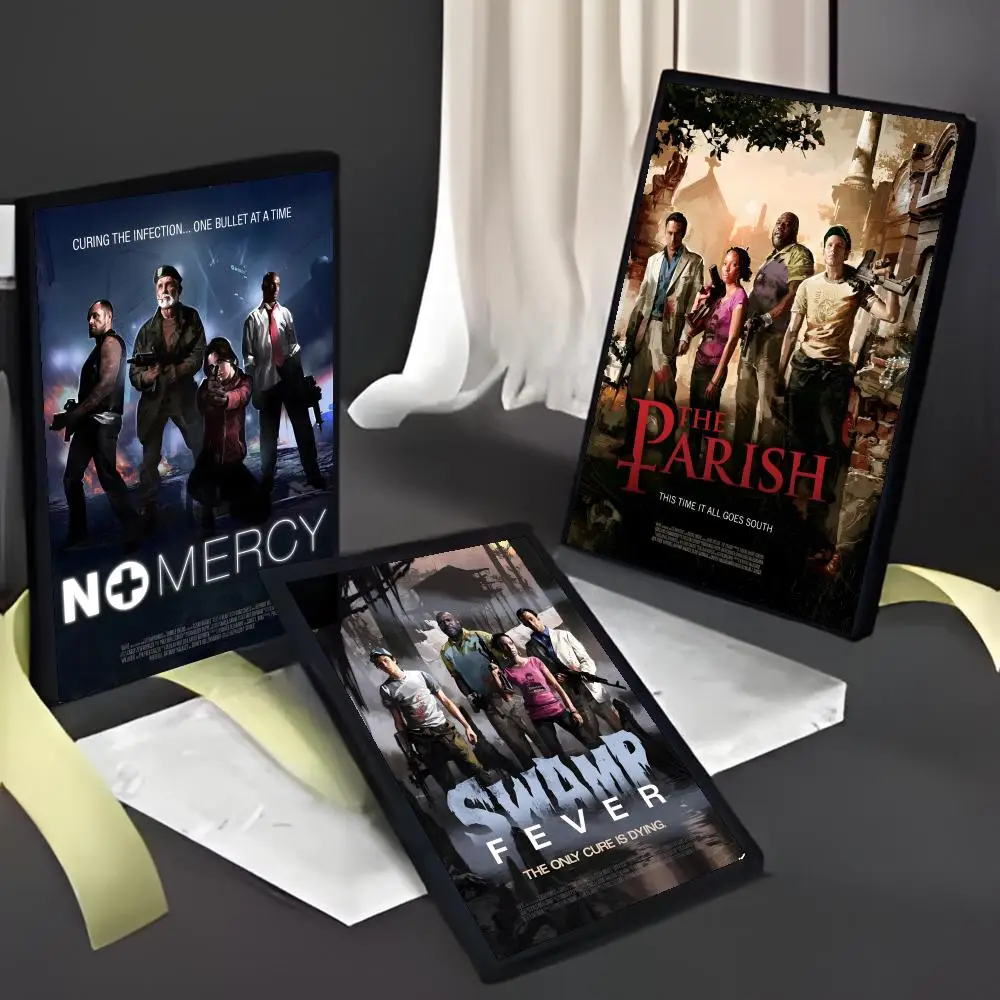Classic Game L-Left 4 Dead-MT Poster Self-adhesive Painting with prints Home bedroom living room decoration gift