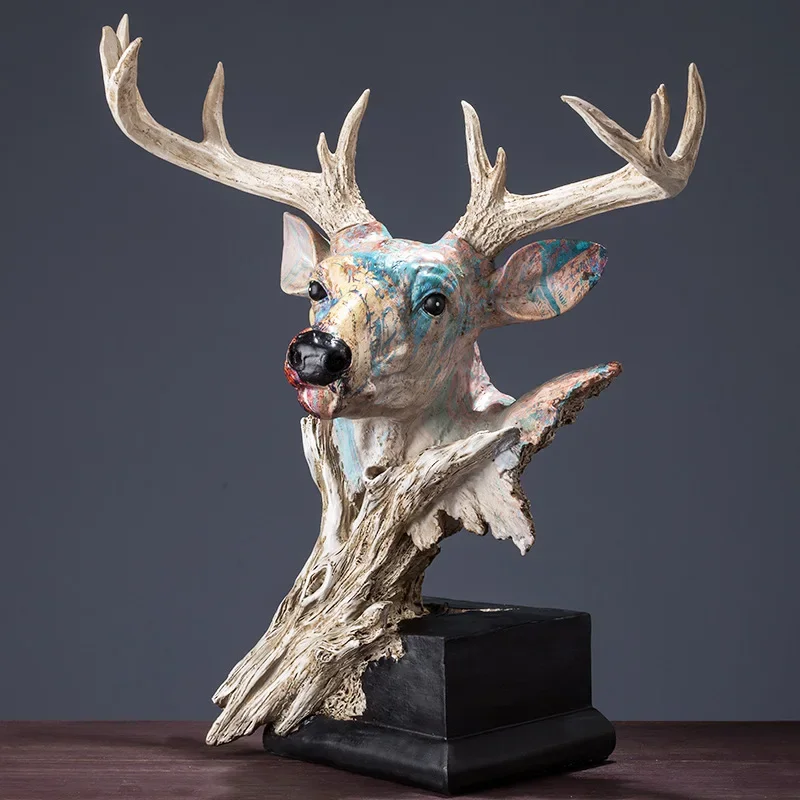 

#For statue de tête cerf simulation, résine, décoration de maison*