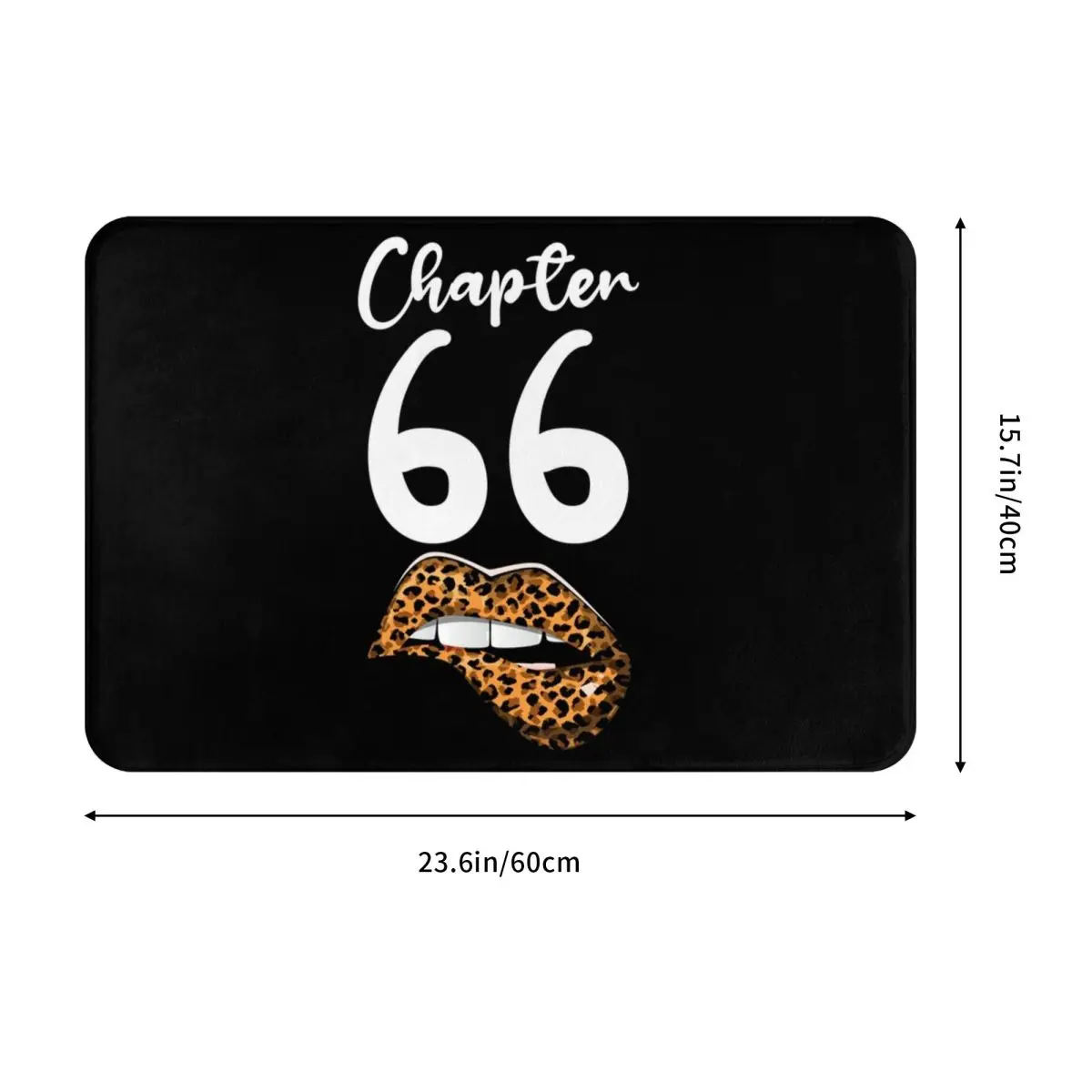 Leopard Print Lip Biting Doormat Antiwear Carpet Rug Kitchen Entrance Home Floor Mat for Bathroom Footpad Mats