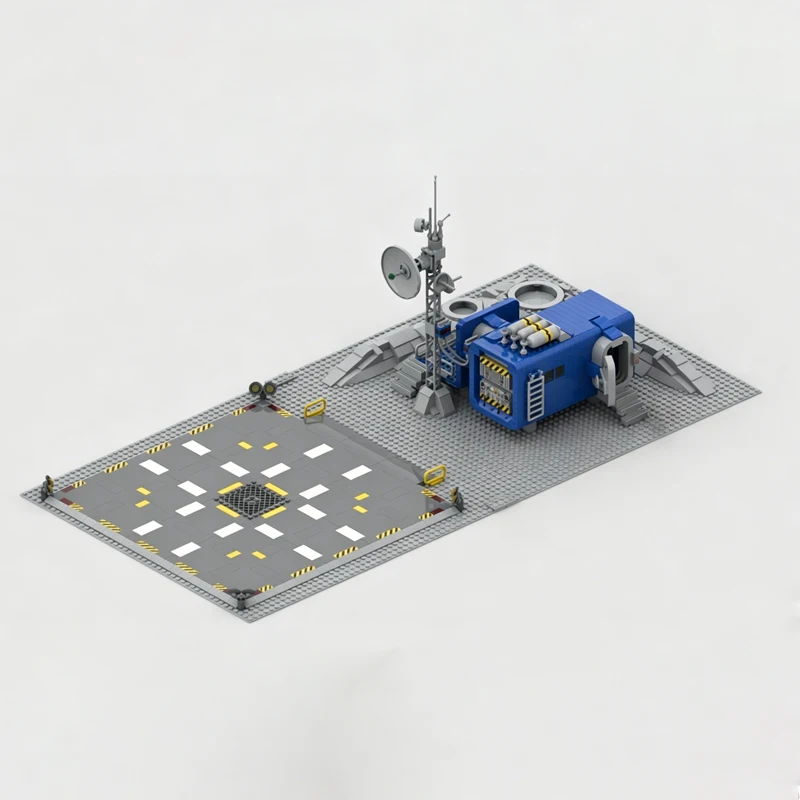 Classic Space Model MOC Building Bricks Exploration Space Station Modular Technology Assemble Children Suit Toys Gifts Holiday