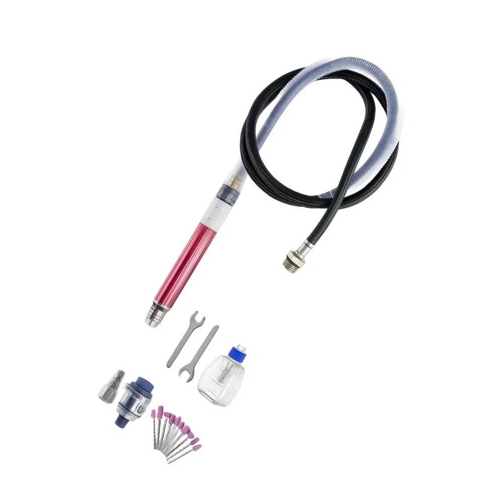 3mm Collet Pneumatic Rotary Grinder Pen Kit with Ergonomic Grip and Low Vibration Design for Comfortable Long Duration Operation