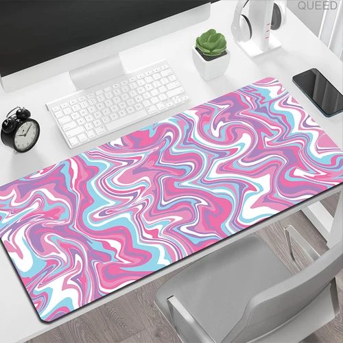 Imagen 2 del producto Strata Liquid-alfombrilla de ratón para ordenador portátil, alfombrilla grande XXL de 900x400 para teclado de Anime, decoración de escritorio