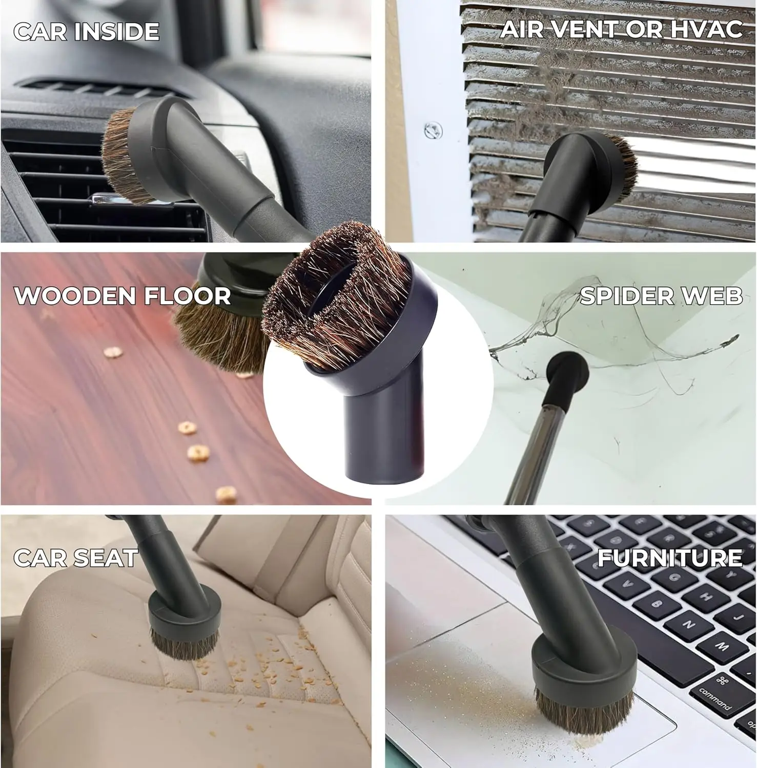 Vacuum Cleaner Brush Head Nozzle With 32 / 35mm Adapter Spare Parts Crevice Dust Collector Vacuum Cleaner Replacement Attachment image 6
