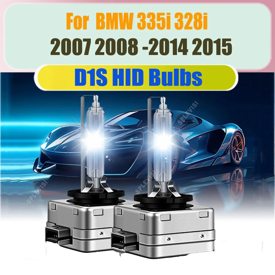 

2Pcs 6000K HID D1S Xenon Headlight - Low power consumption and long lifespan For BMW 335i 328i 2007 2008 2009 2010- 2014 2015