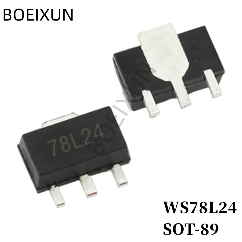 200/500/1000/2000Pcs WS78L24 78L24 SMD Low Dropout Regulator SOT-89 LDO 3-terminal Regulator IC