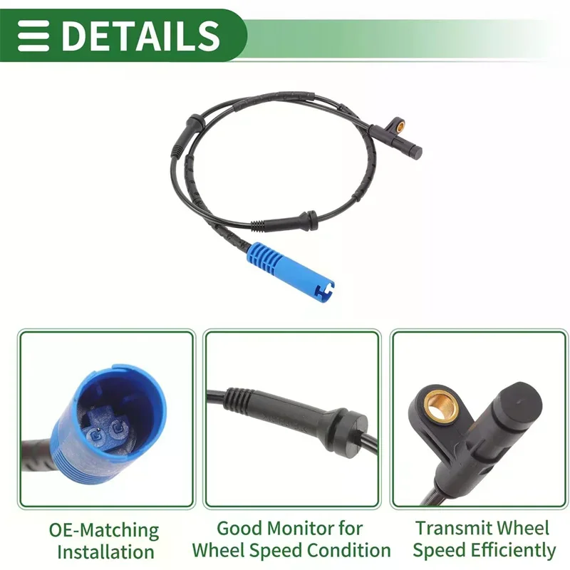 1 STKS Achter 34526756385 LH RH ABS Wielsnelheidssensor Voor Mini Cooper R50 R52 R53 Automotive Onderdelen