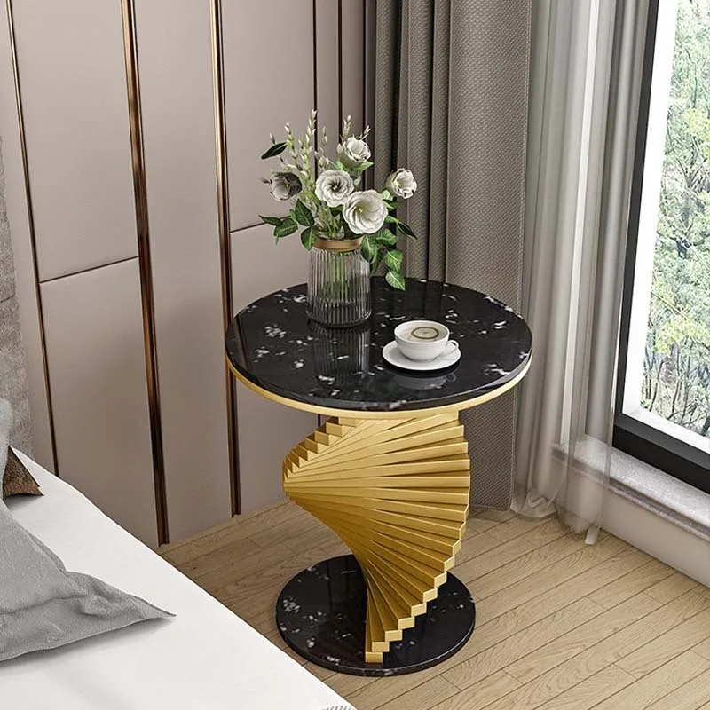 Small Marble Side Table Bedroom Nordic Coffee Creative Advanced Table Minimalist Mesas De Centro Para Sala Nordic Furniture