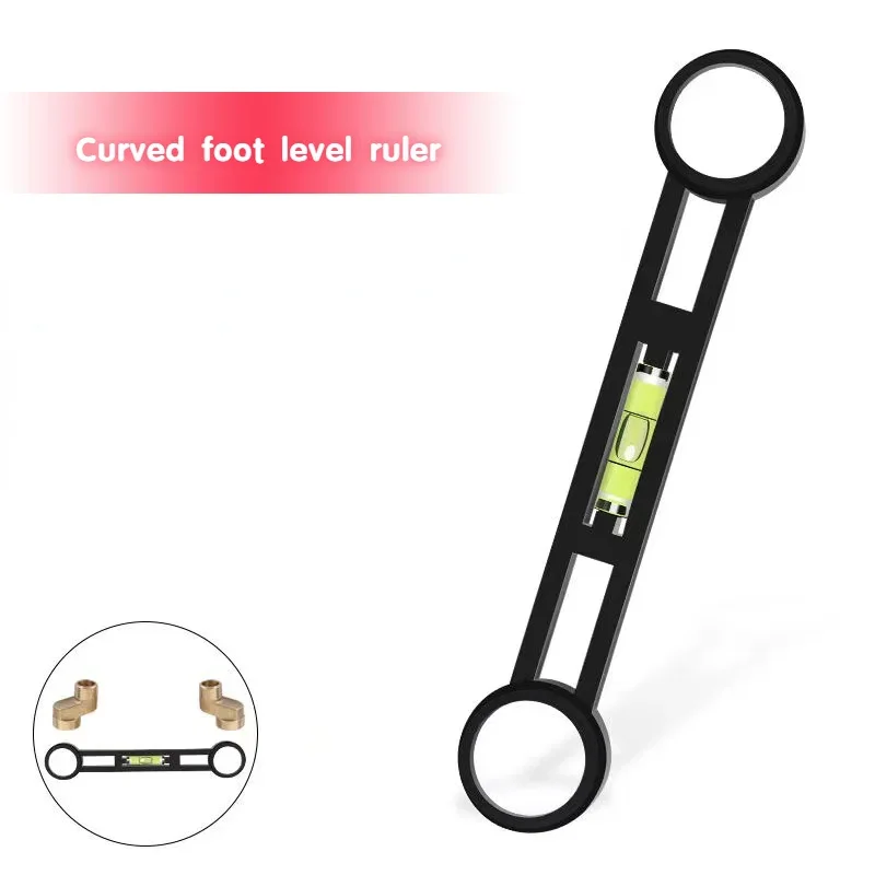 Curved Foot Level, Bathroom Faucet Installation Tool, Accessories, Level Detection Scale, Maintenance Tool