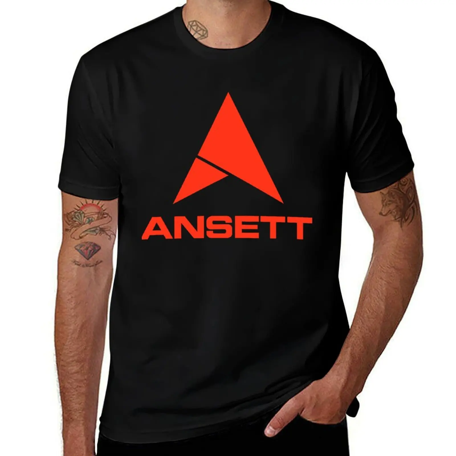 

ansett T-Shirt men t shirt cotton 100% man t shirt designer funny t shirts man T-Shirt