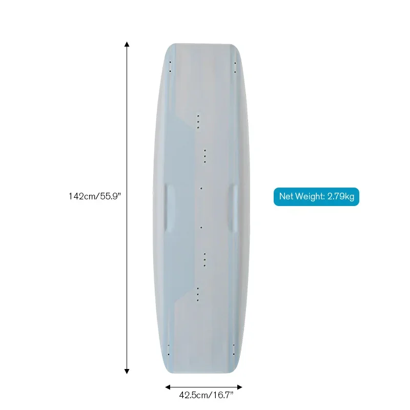 2026 Paulownia Wood Core Glassfiber Carbon Fiber Split Kitesurfing Surfboard Kite Surf Kitesurf Twintip Board Twin Tip Kiteboard