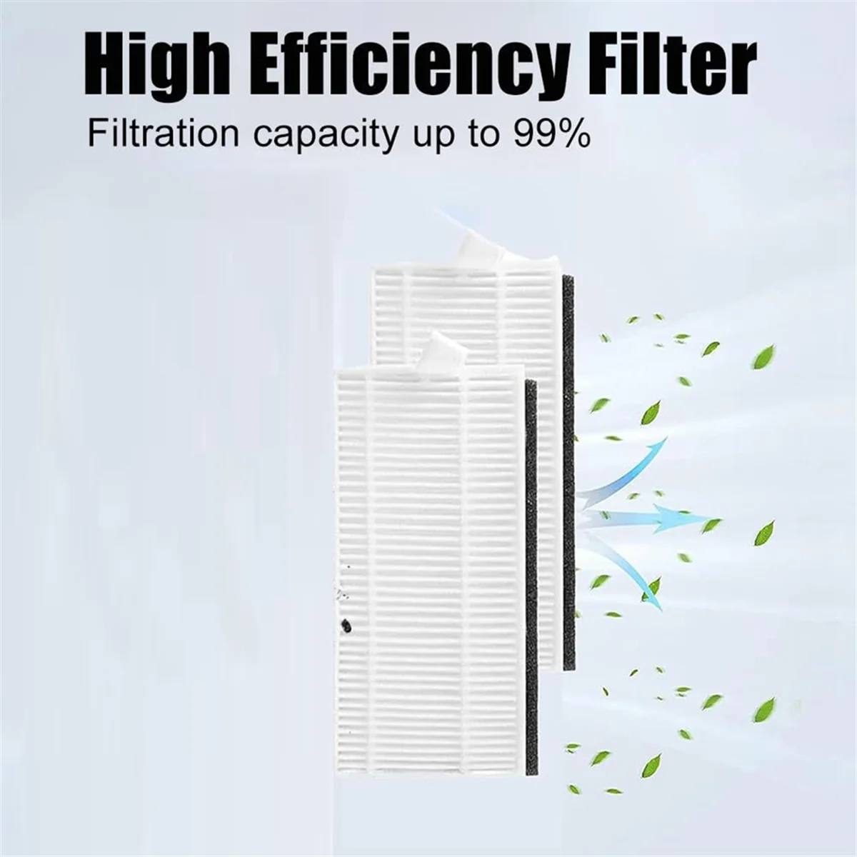 Kit de cepillos laterales para AIRROBO P20, accesorios de repuesto para Robot aspirador, filtros principales