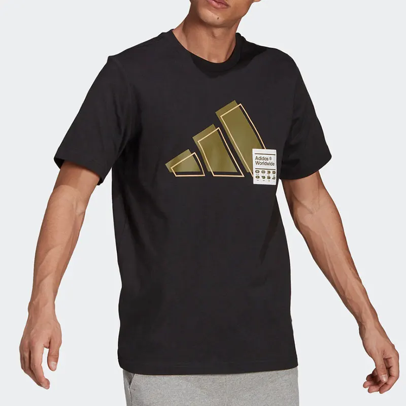 

adidas genuine Men's Seasonal New Breathable Sports T-shirt GU3643