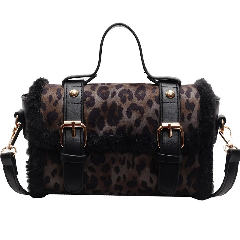 

New Product Niche Personality High-end Retro Women's Handbag Versatile Commuting Fashion Leopard Print Crossbody Women's Bag