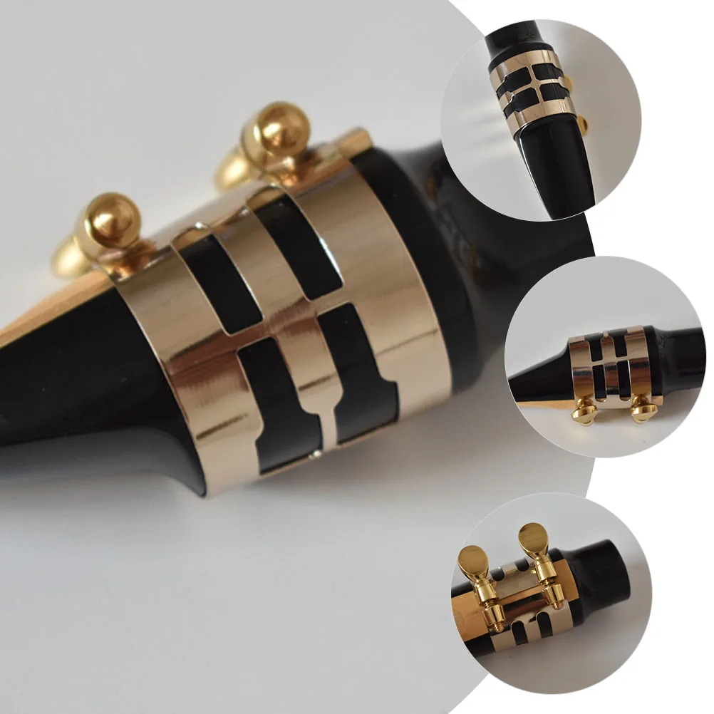 

Saxophone Musical Instrument Accessories Metal Clip Alto Durable Mouthpiece Kit Head Tenor
