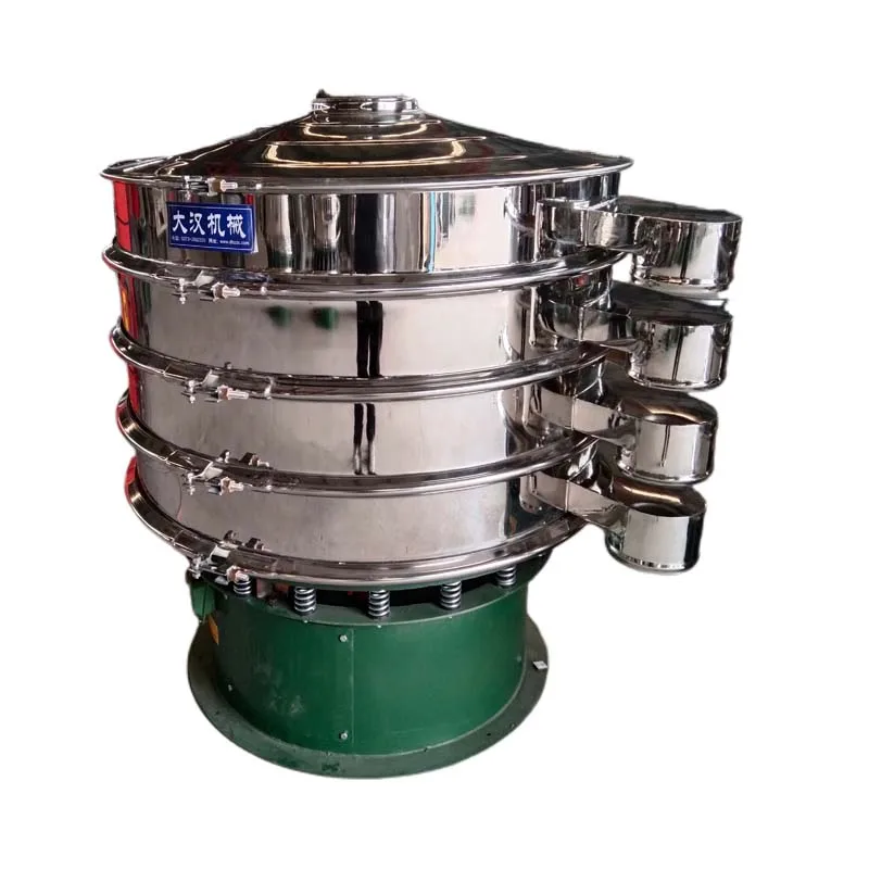 Electric Sieve Vibrator Screen Flour Corn Wheat Rotary Vibrating Sieve Potato Sifter Machine