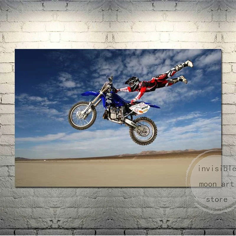 Motocross Dirt Bikes Jump/KTM 1290 Super Duke Art Posters Canvas Painting Wall Prints Pictures for Living Room Modern Home Decor