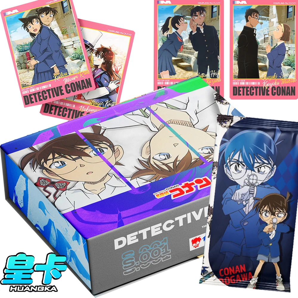 

Wholesale Detective Conan Cards for Kids Anime Character Mouri Ran Kudou Shinichi Sweet Daily Life Sharing INS Cards Toys Gifts